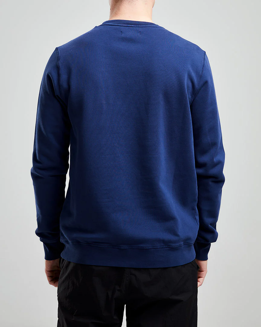 Left Hand Crew Sweatshirt Navy - Image 5
