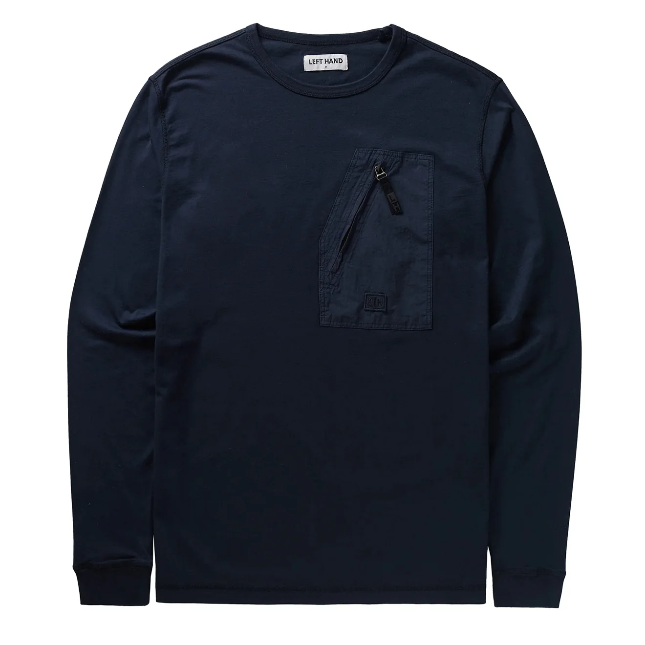 Left Hand L/S Pocket Tee Navy