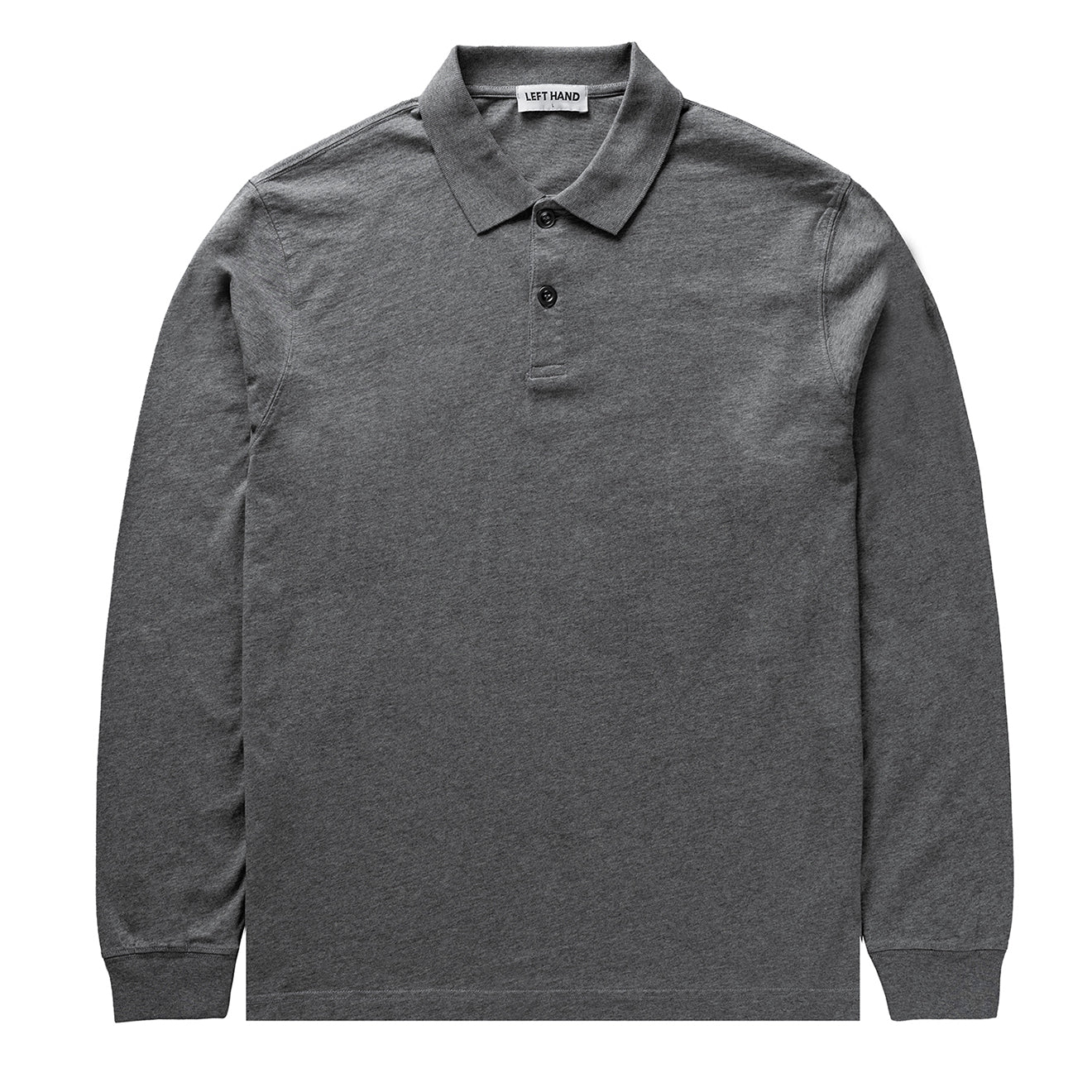 Left Hand L/S Polo Shirt Stone