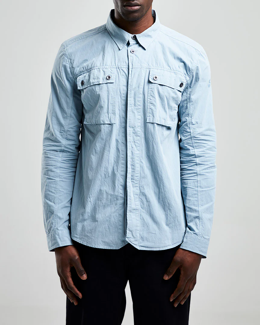 Left Hand Twin Pocket Shirt Light Blue - Image 3