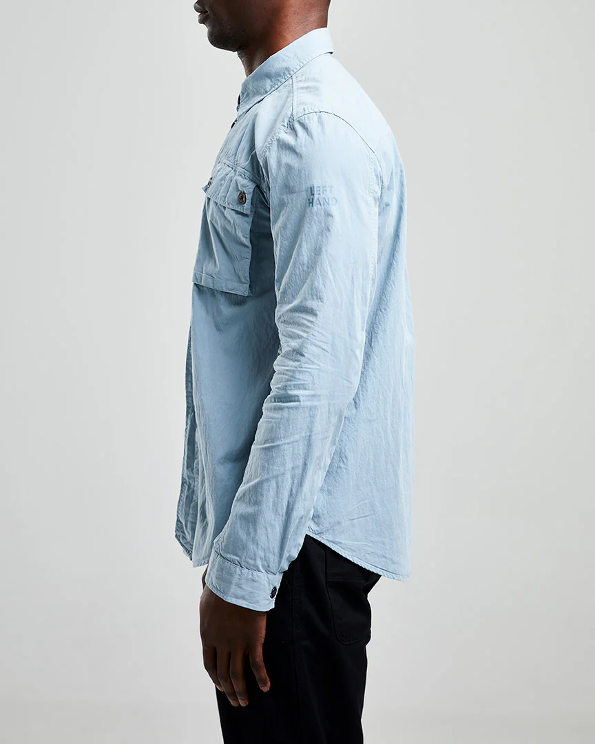 Left Hand Twin Pocket Shirt Light Blue - Image 5