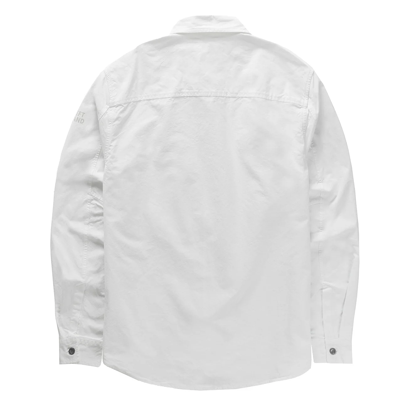 Left Hand Zip Pocket Shirt Off White - Image 2