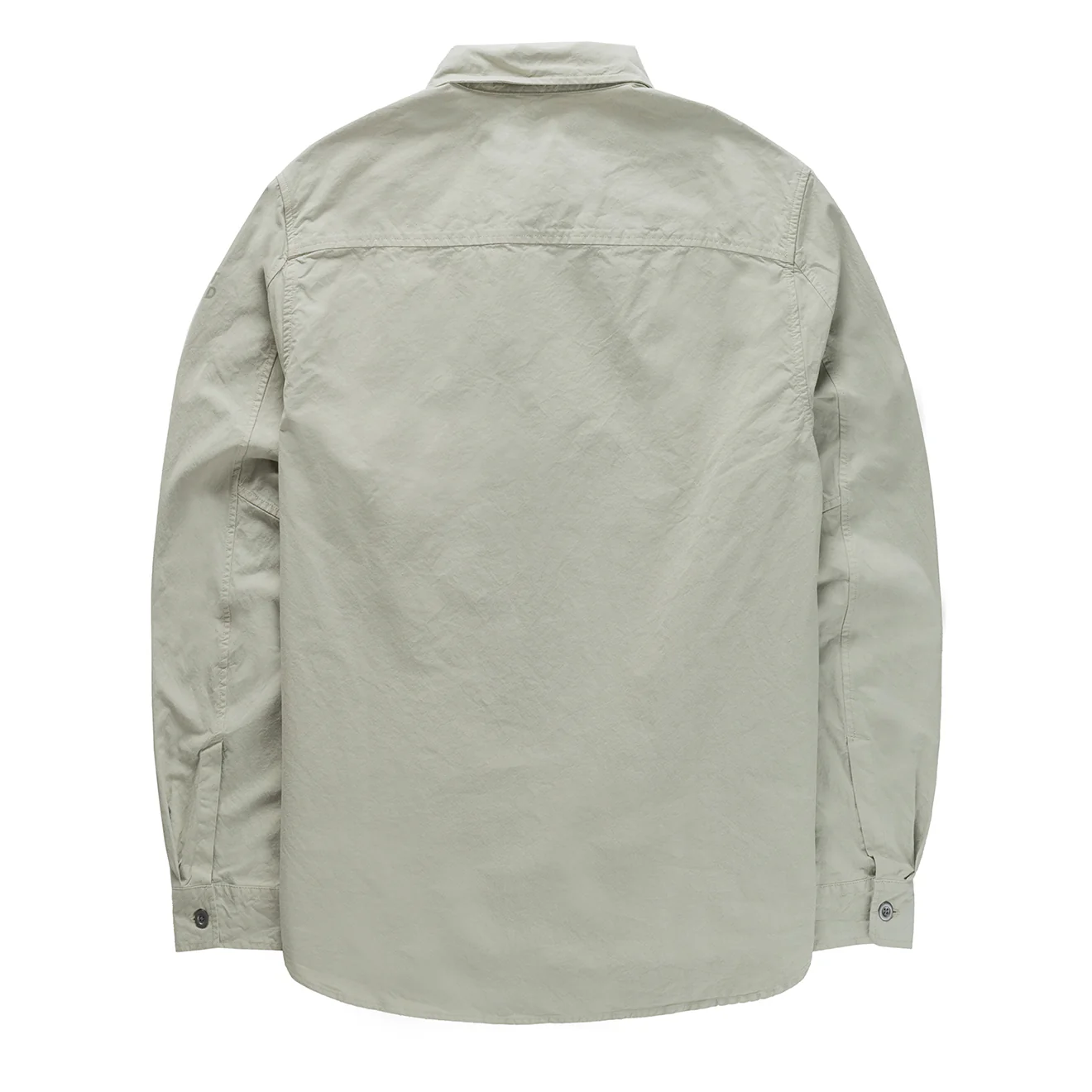 Left Hand Zip Pocket Shirt Stone - Image 2