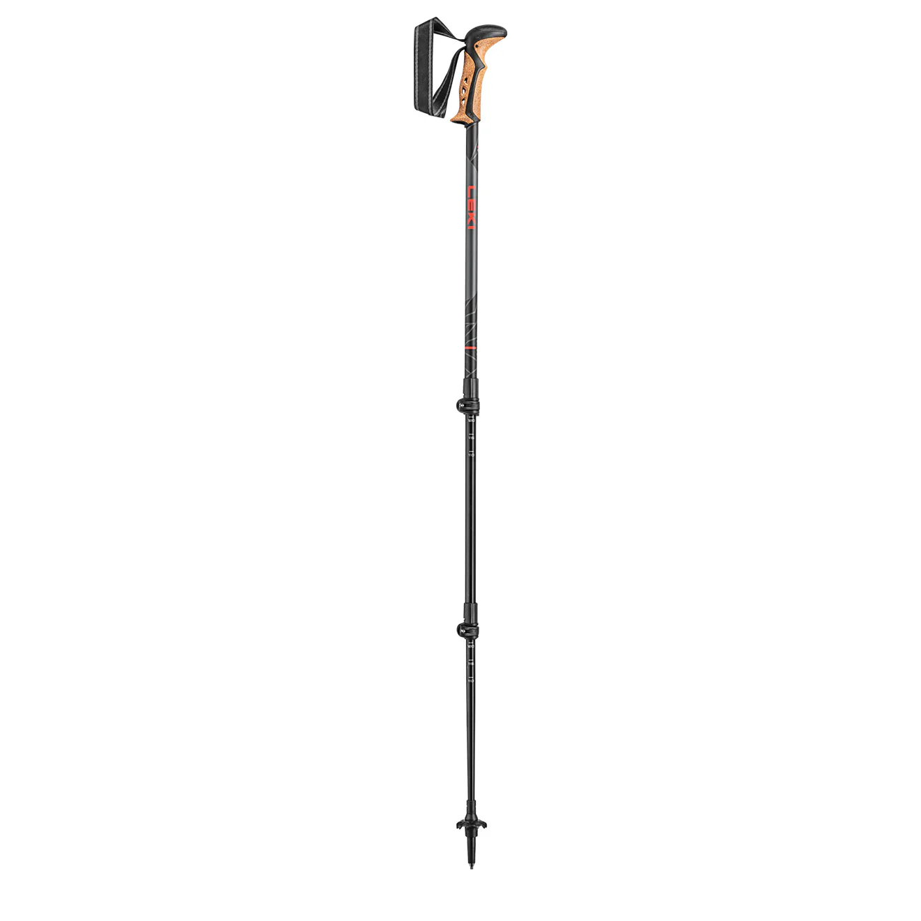 Leki Poles Khumbu Dark Anthracite / White / Bright Red - Image 6