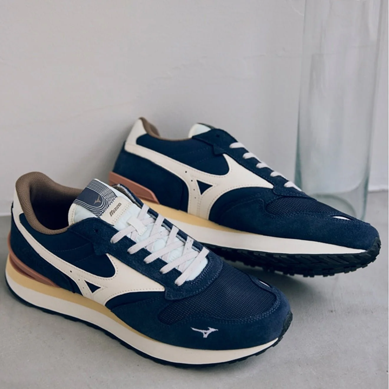 Mizuno RB87 Odyssey Trainer Gray / Pristine / Cameo Brown - Image 4