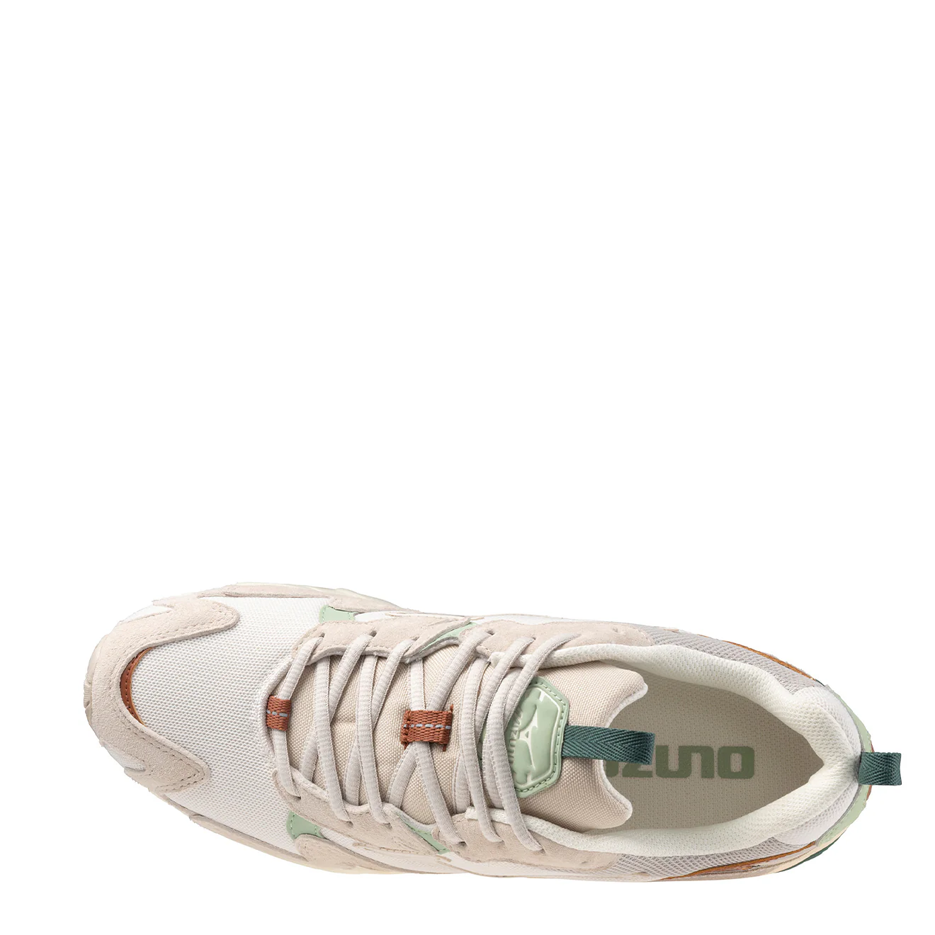 Mizuno Wave Rider 10 Premium Trainers Silver Cloud / White Sand / White Sand - Image 5