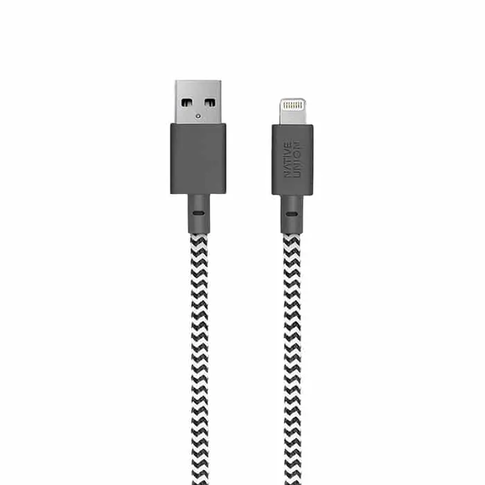 Native Union 3m Belt Cable Lightning Zebra - Image 2