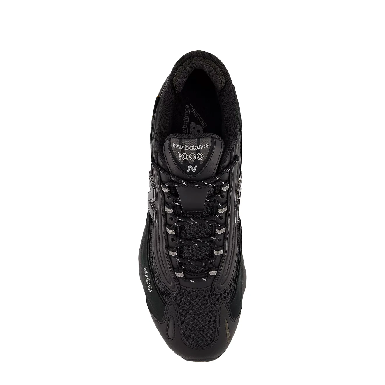 New Balance 1000 Shoes Black / Black Cement - Image 2