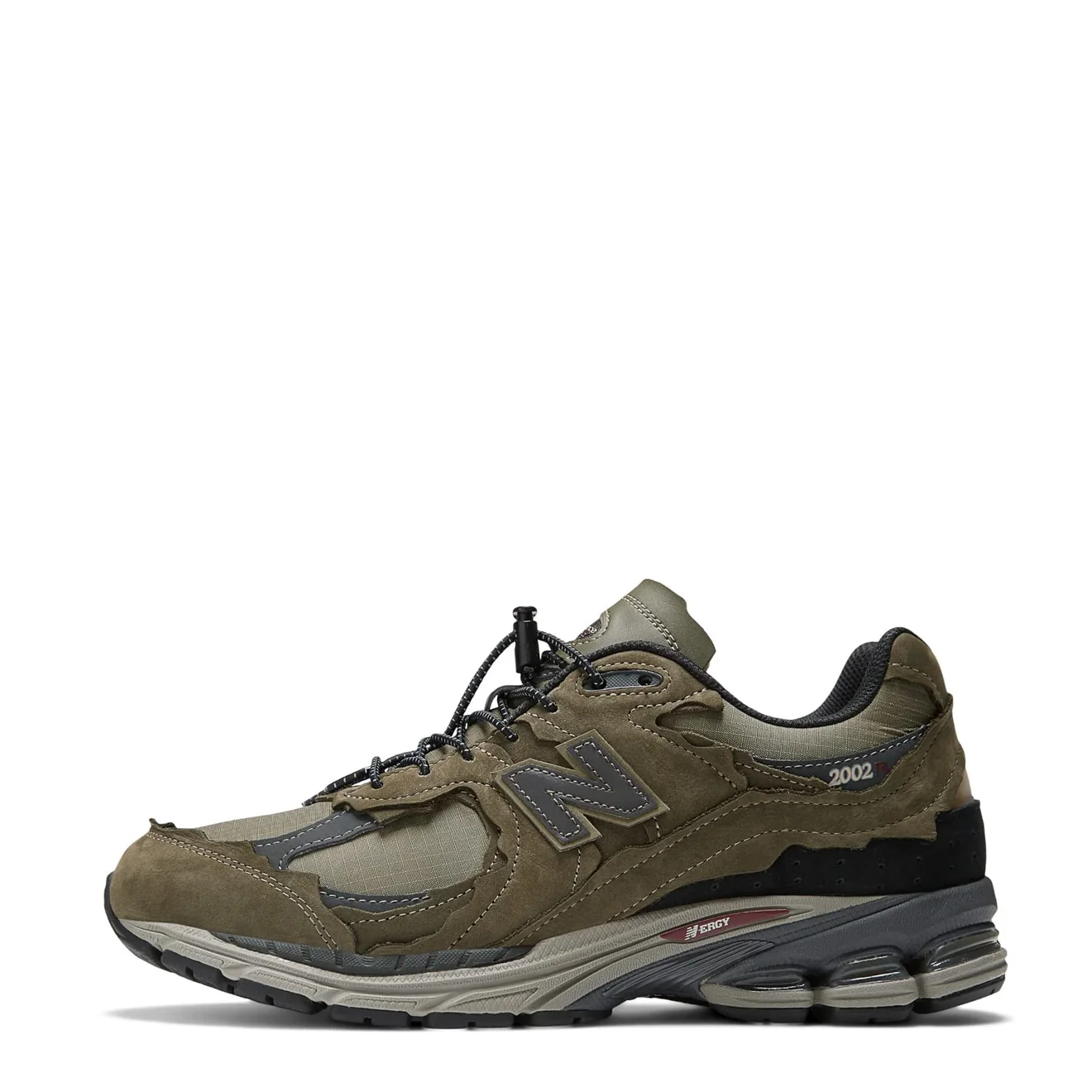 New Balance 2002R Trainers Dark Moss / Blacktop - Image 2