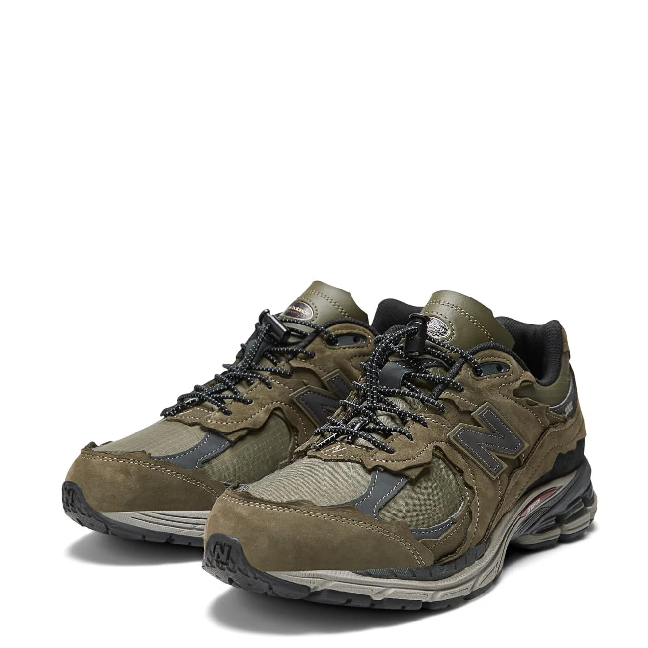 New Balance 2002R Trainers Dark Moss / Blacktop - Image 3