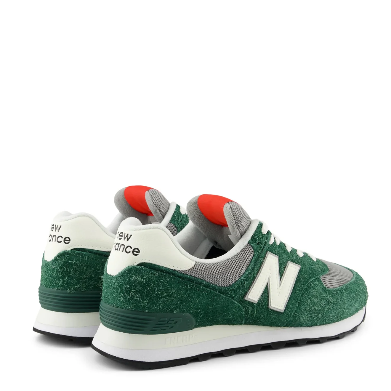 New Balance 574 Trainers Nightwatch Green / Sea Salt - Image 3