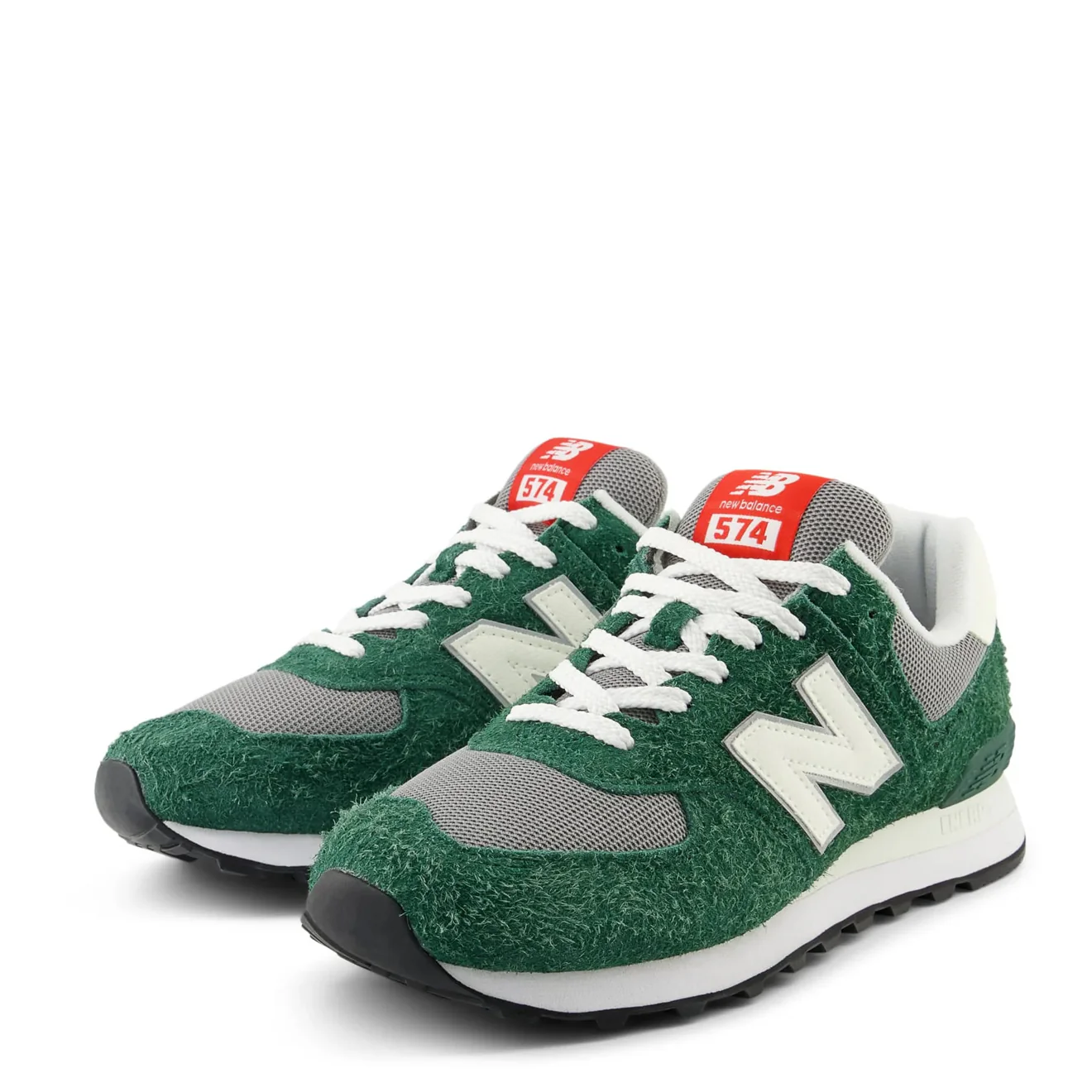 New Balance 574 Trainers Nightwatch Green / Sea Salt - Image 4