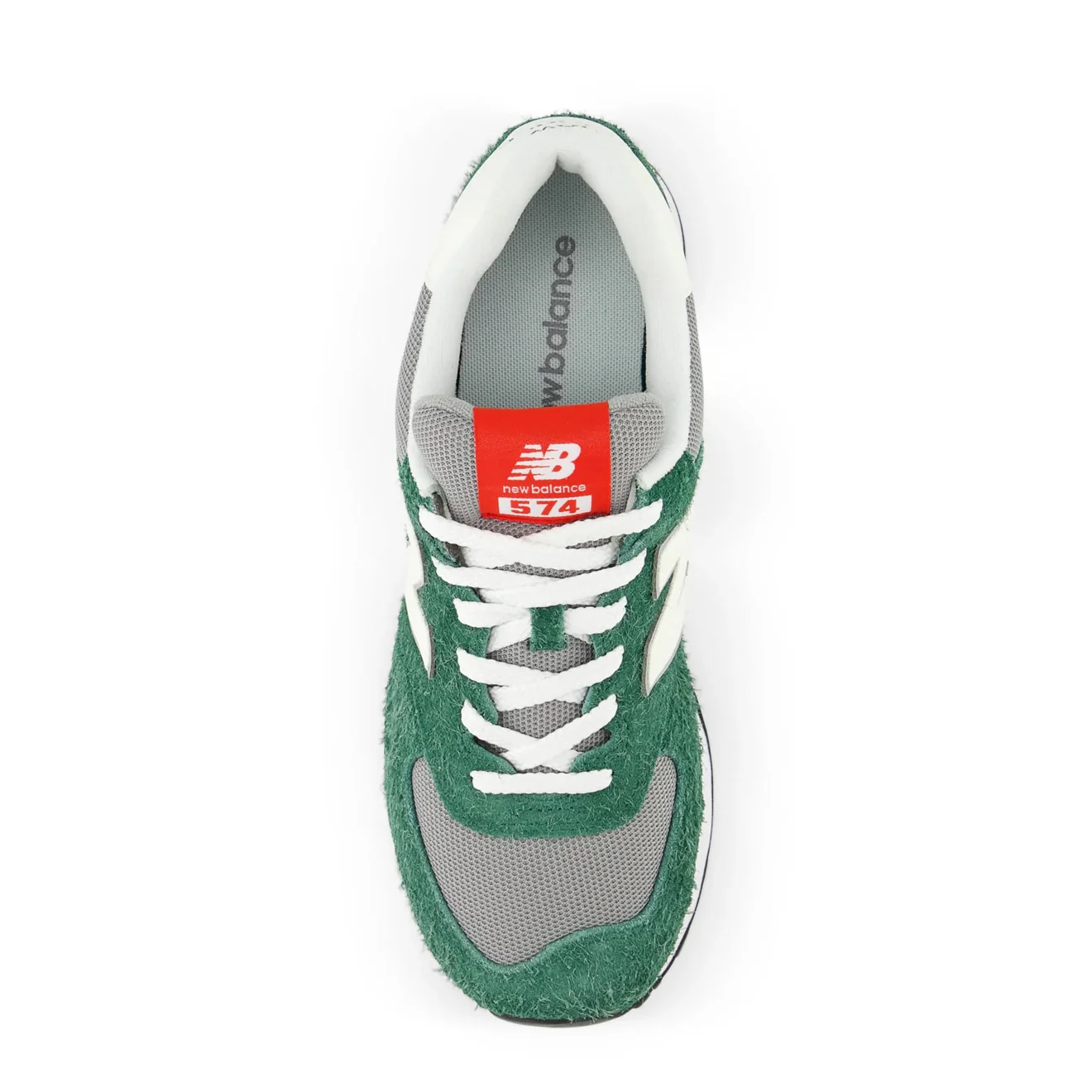 New Balance 574 Trainers Nightwatch Green / Sea Salt - Image 6