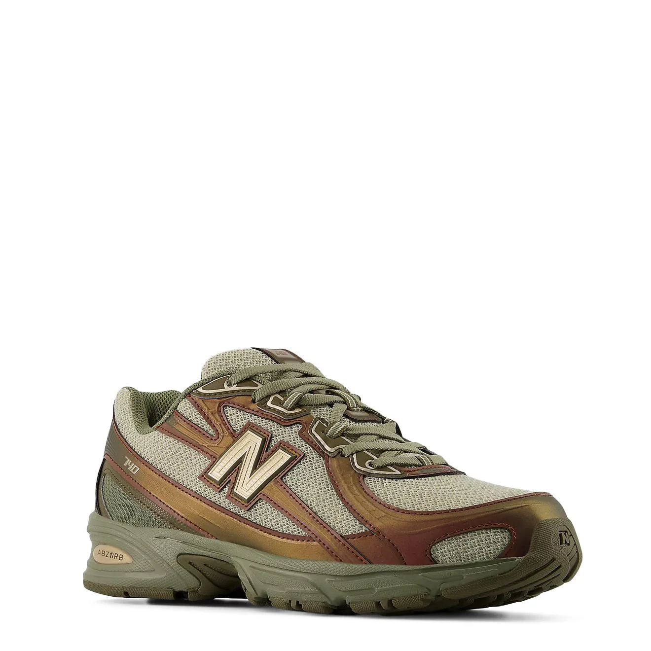 New Balance 740 Shoes Woodland / Dark Olivine - Image 2