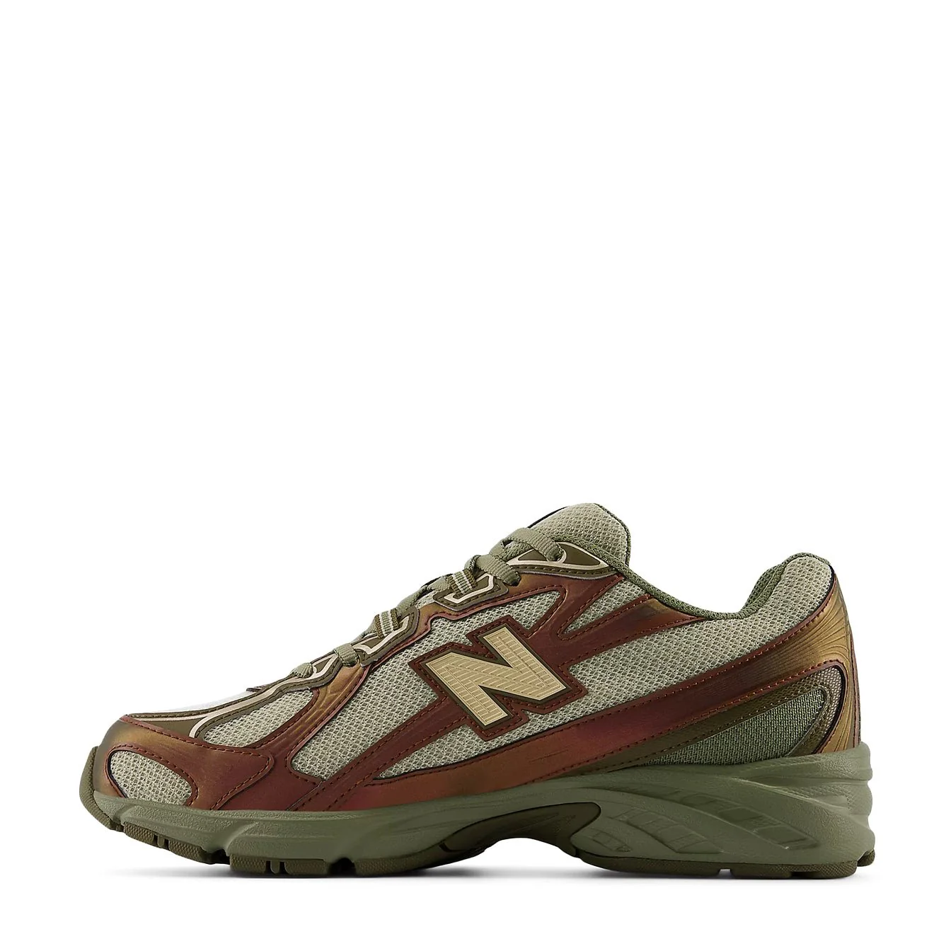 New Balance 740 Shoes Woodland / Dark Olivine - Image 3