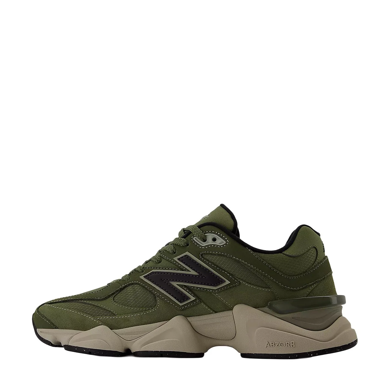 New Balance 9060 Shoes Dark Olivine / Dark Olivine - Image 2