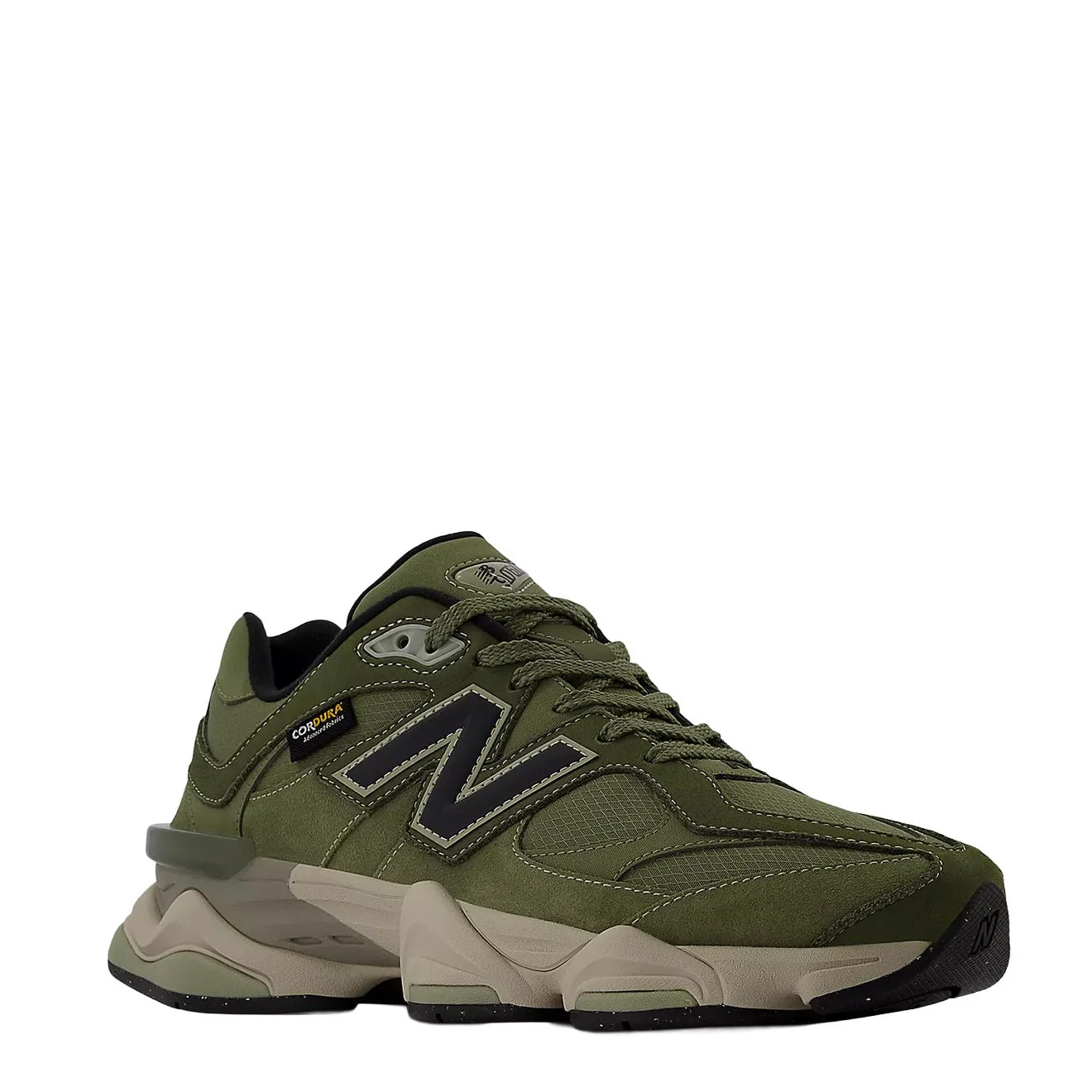 New Balance 9060 Shoes Dark Olivine / Dark Olivine - Image 3