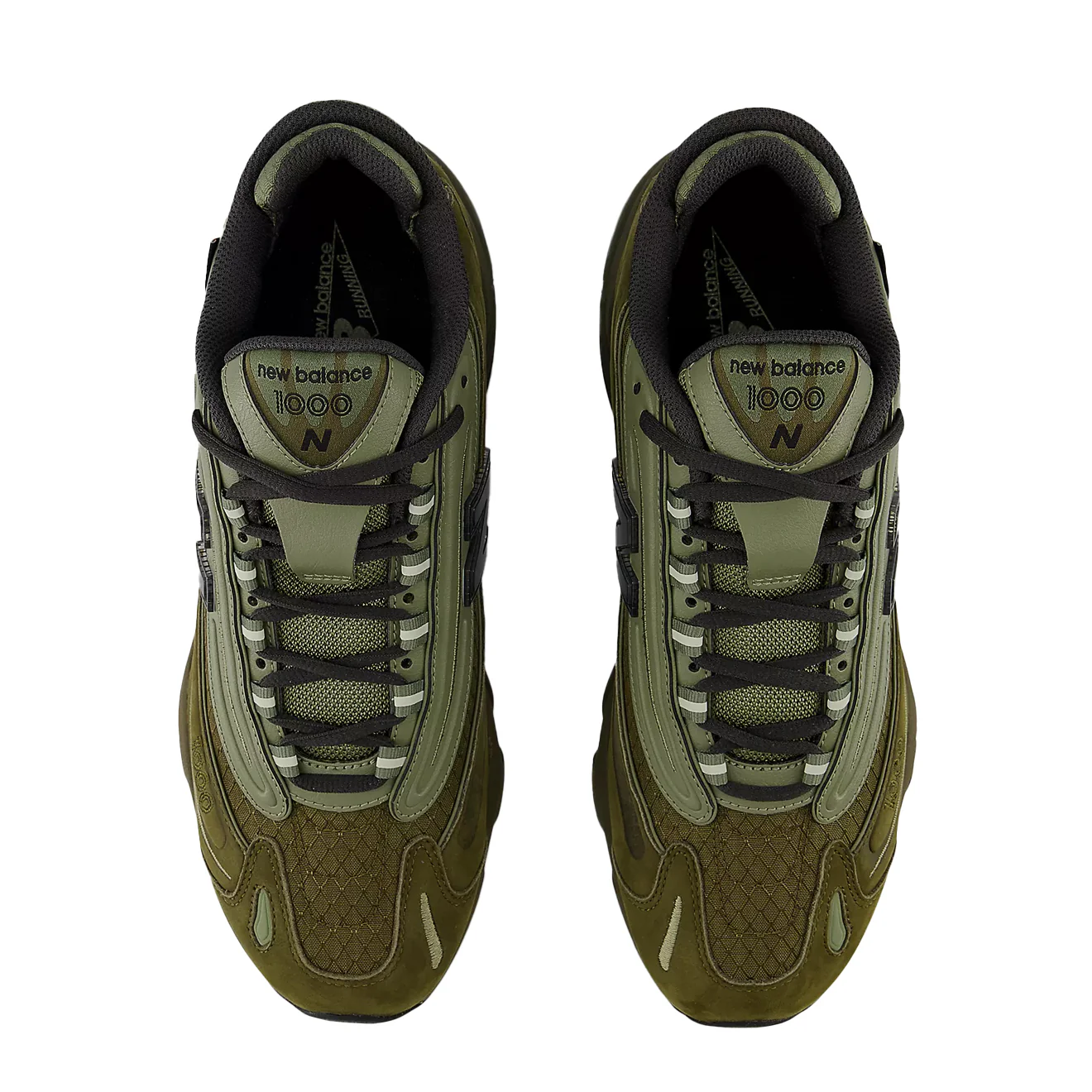 New Balance M1000 Trainer Woodland / Black - Image 5