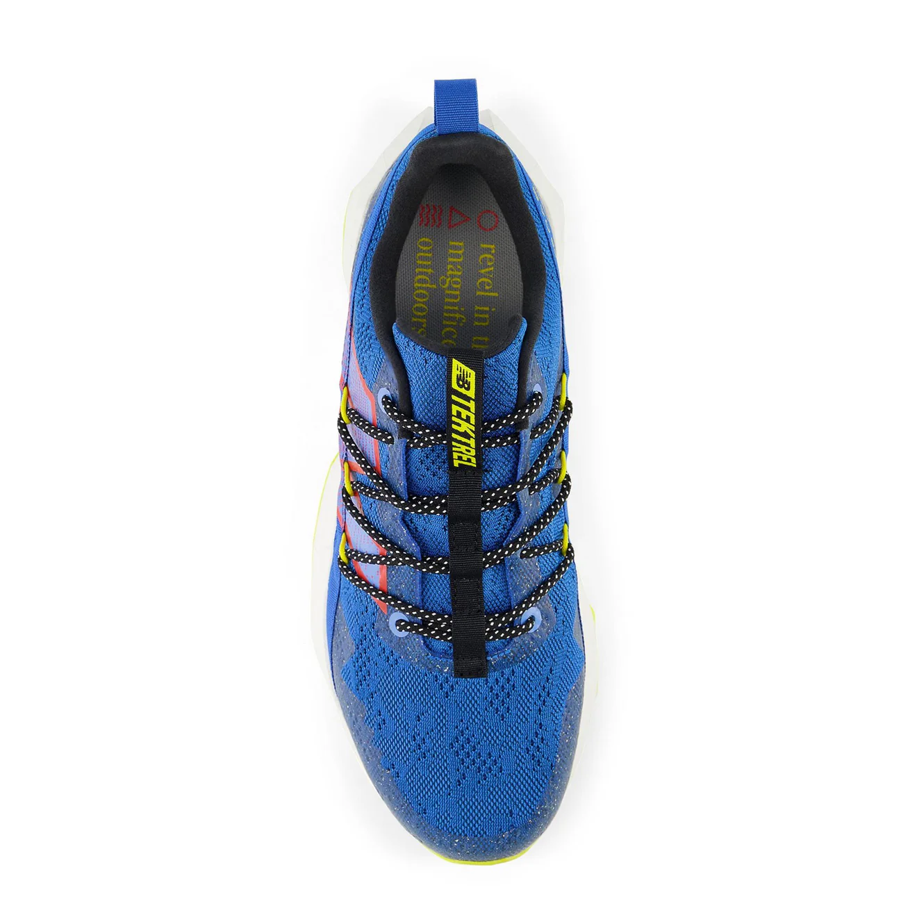 New Balance Tektrel Trainers Blue Oasis / Neo Flame - Image 4