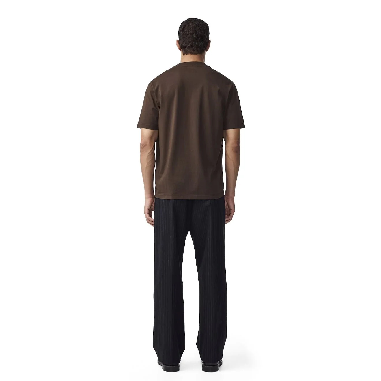 NN07 Adam Casual Logo Pima T-shirt Demitasse - Image 3