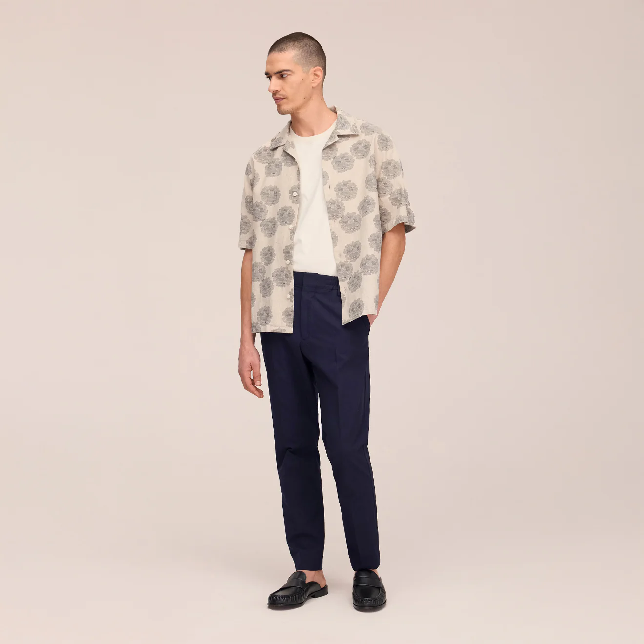 NN07 Billie Trouser Navy Blue - Image 2