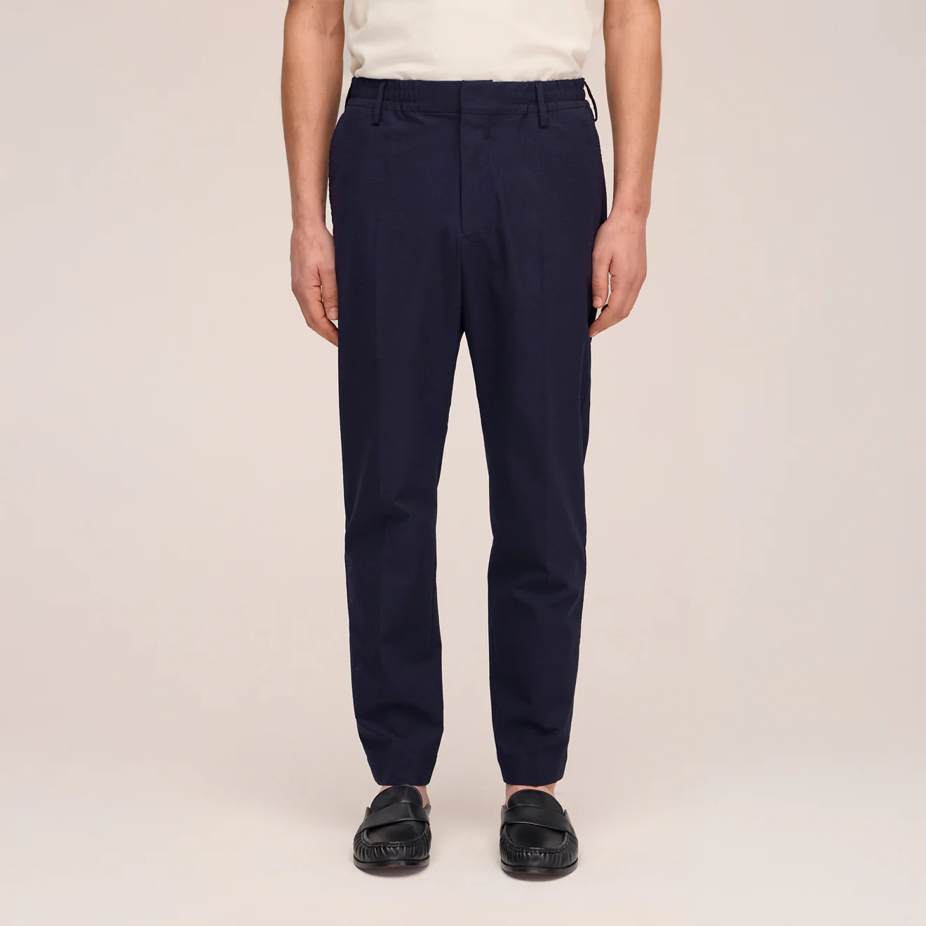 NN07 Billie Trouser Navy Blue - Image 3