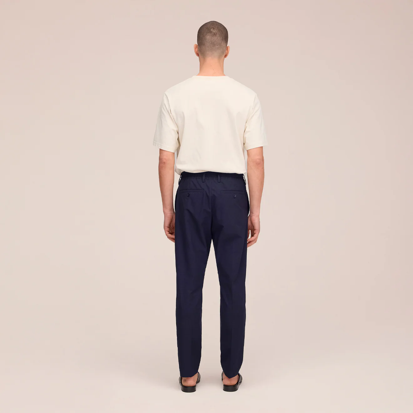 NN07 Billie Trouser Navy Blue - Image 4