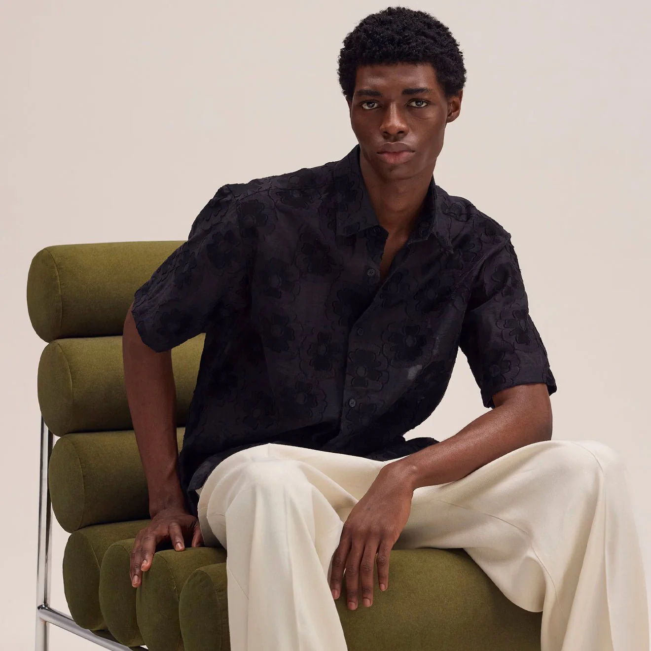 NN07 Freddy Shirt Black - Image 5