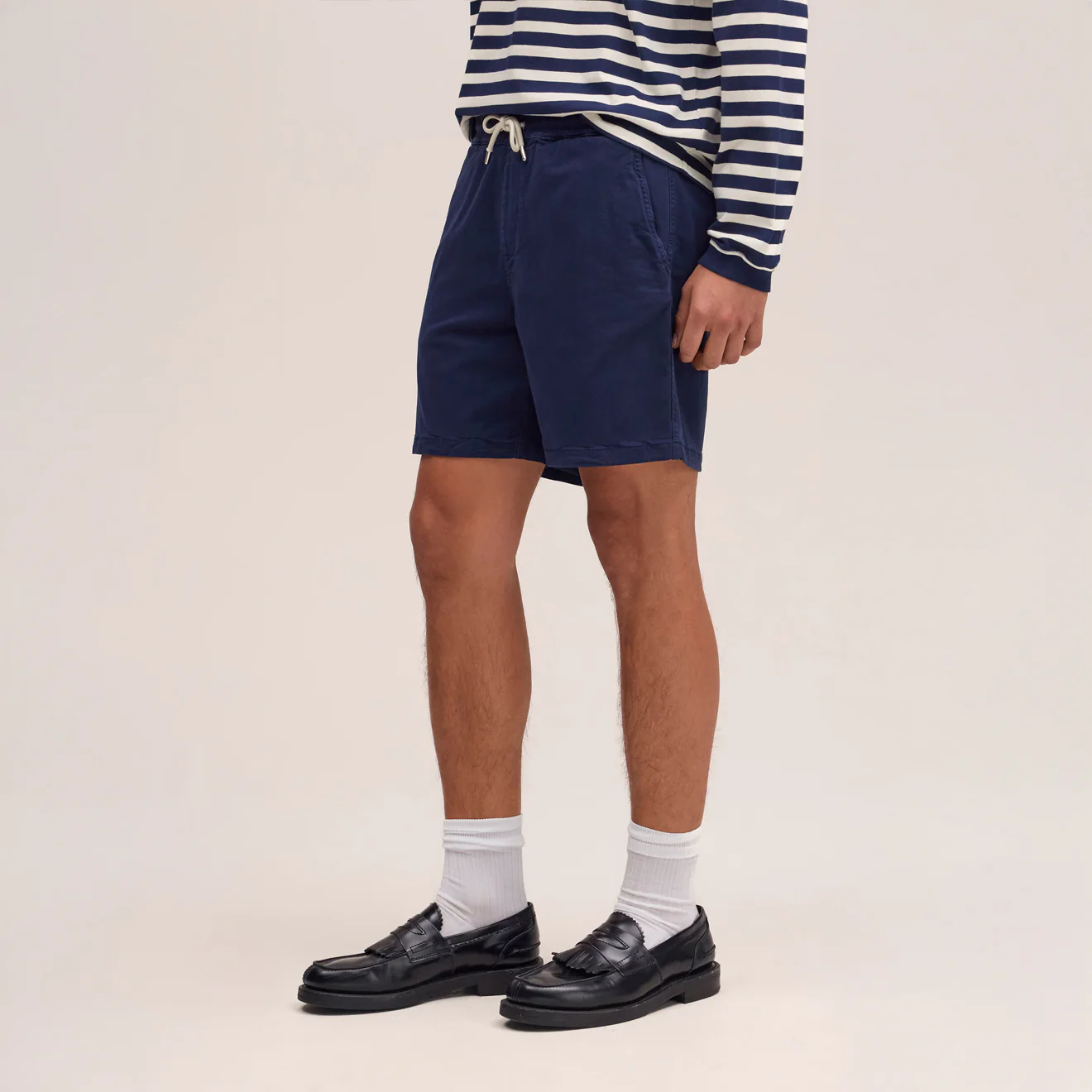 NN07 Gregor Shorts Navy Blue - Image 3
