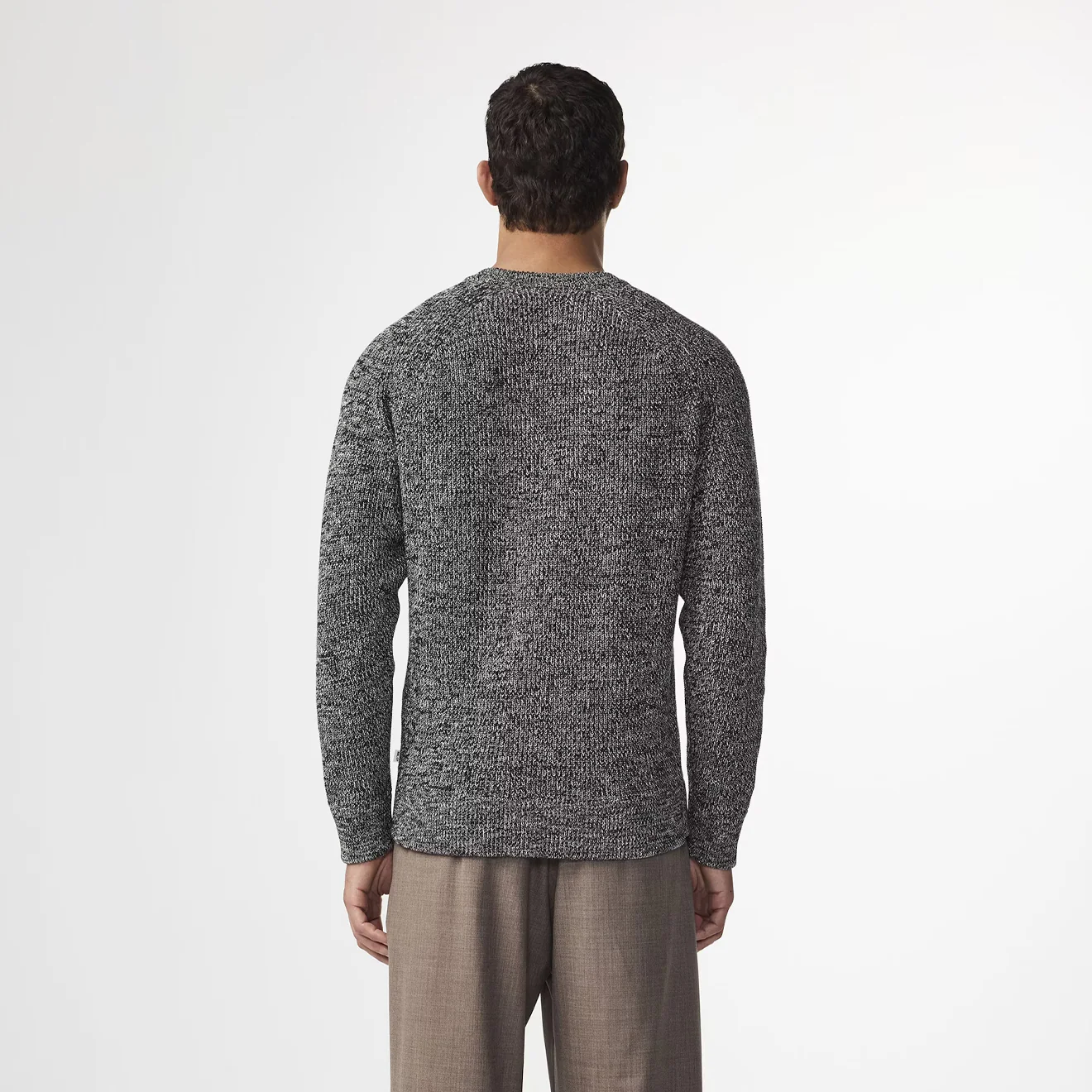 NN07 Jacobo Knitted Sweater Black Multi - Image 3