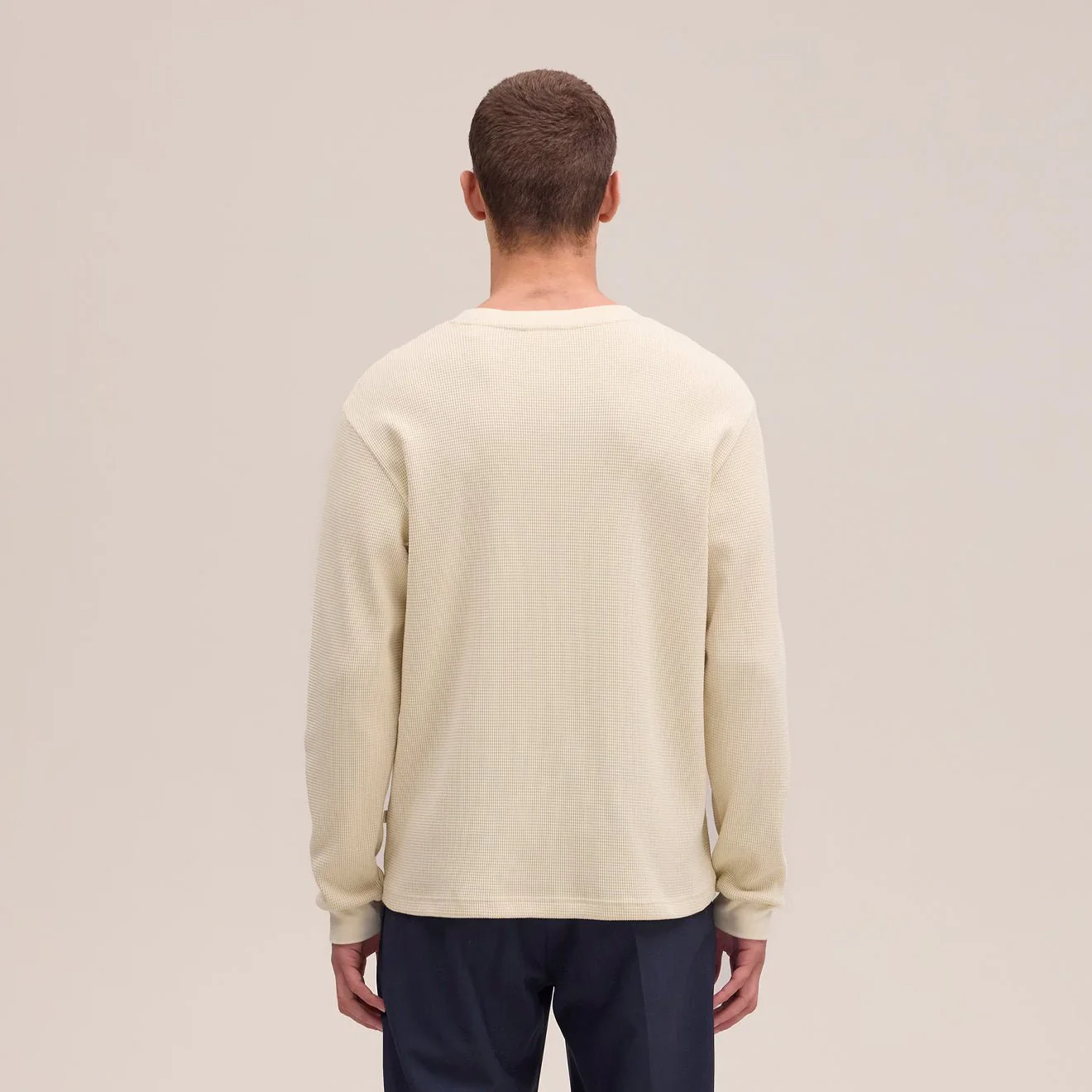 NN07 Jett L/S Tee Ivory - Image 3