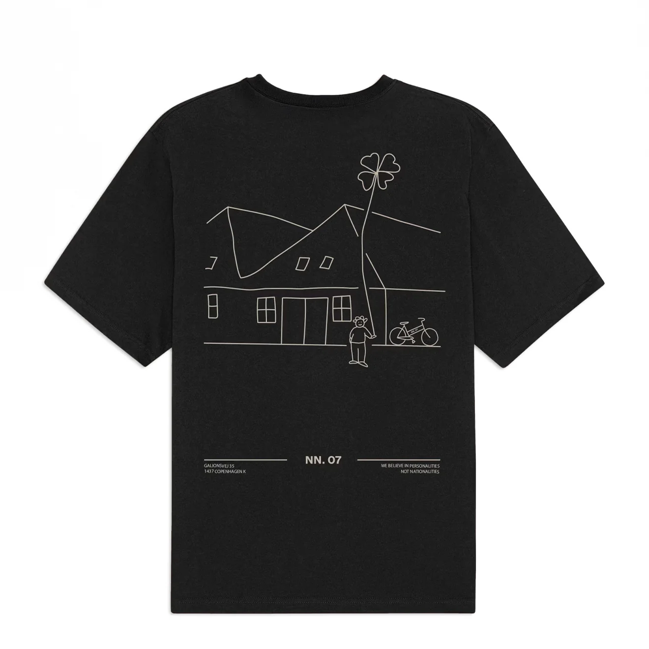 NN07 Jett Tee Black - Image 2