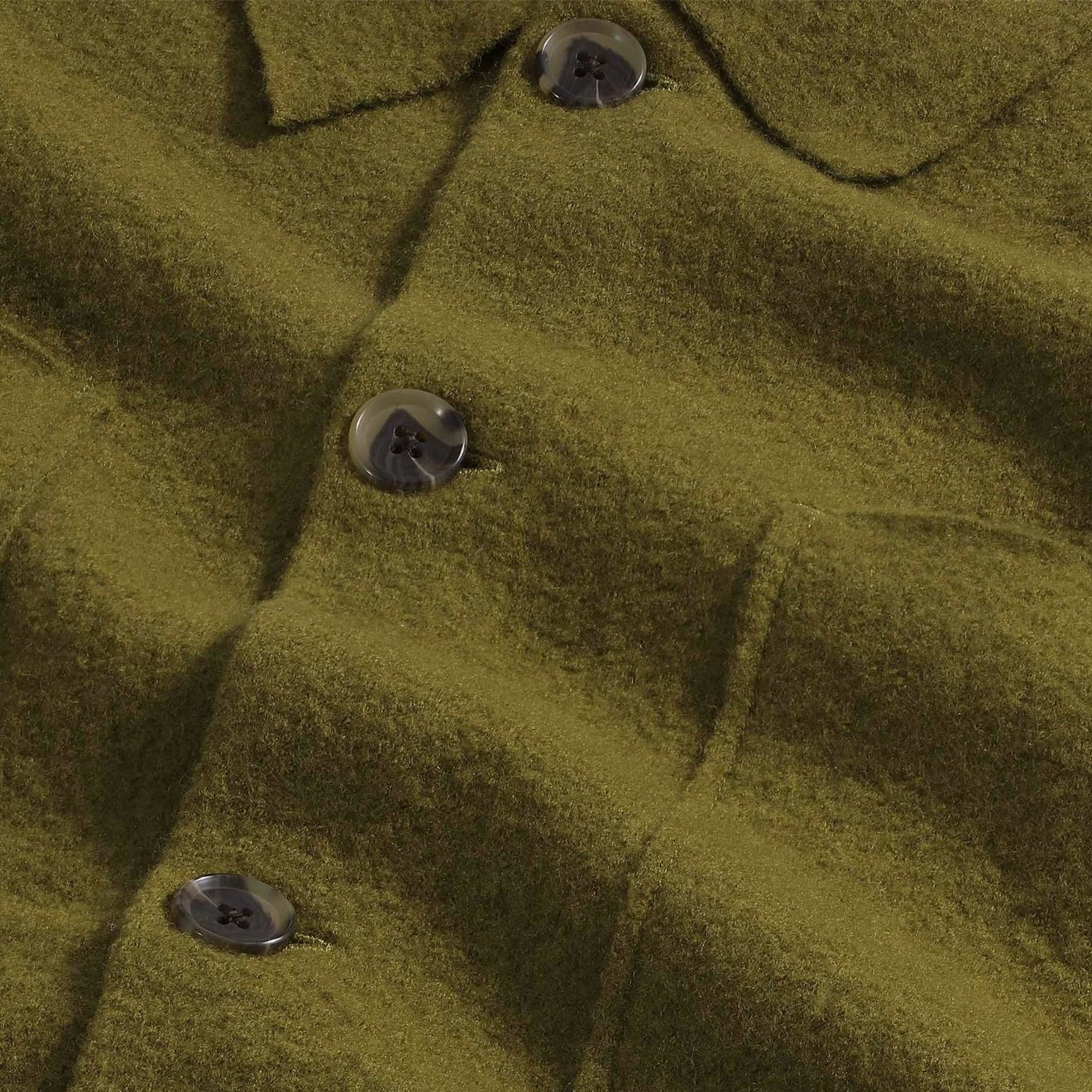 NN07 Jonas Boiled Wool Overshirt Firene - Image 4