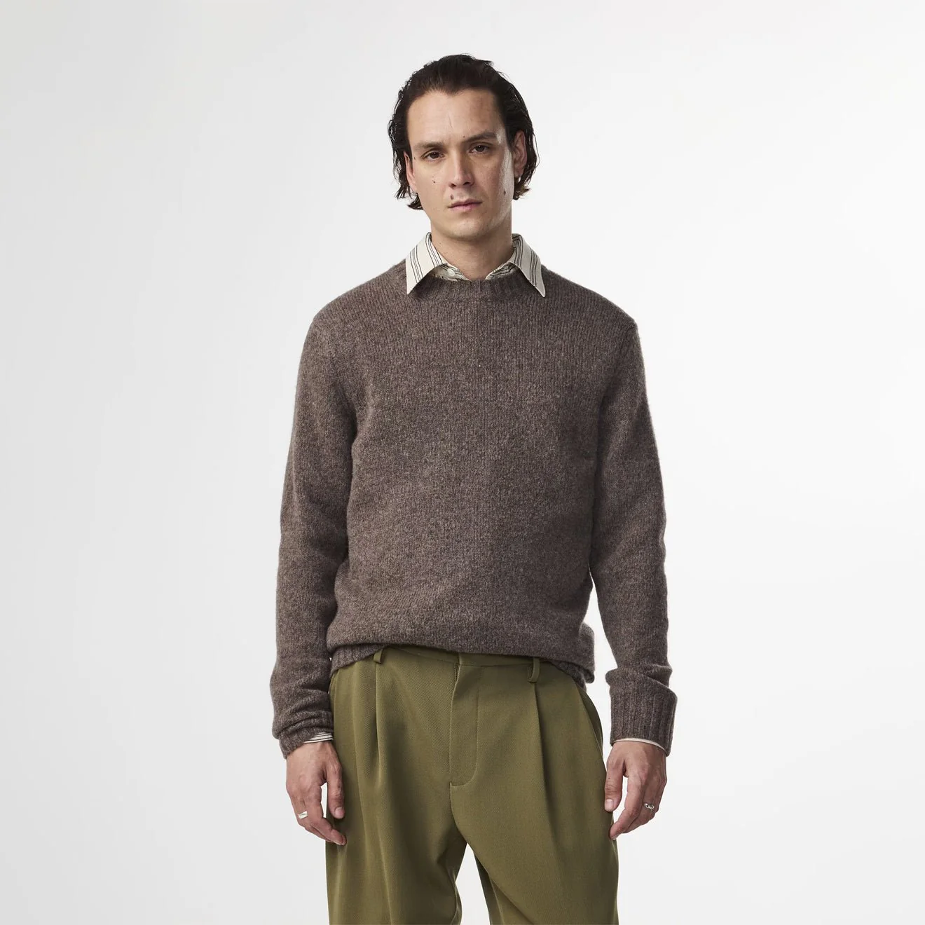 NN07 Lee Wool Blend Knit Tarmac - Image 2