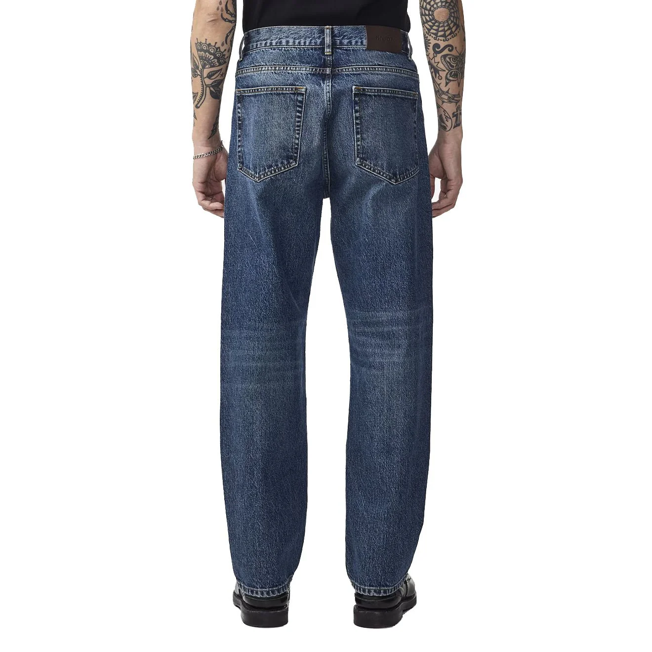 NN07 Otis Straight Leg Relaxed Fit Jeans Stonewashed - Image 4