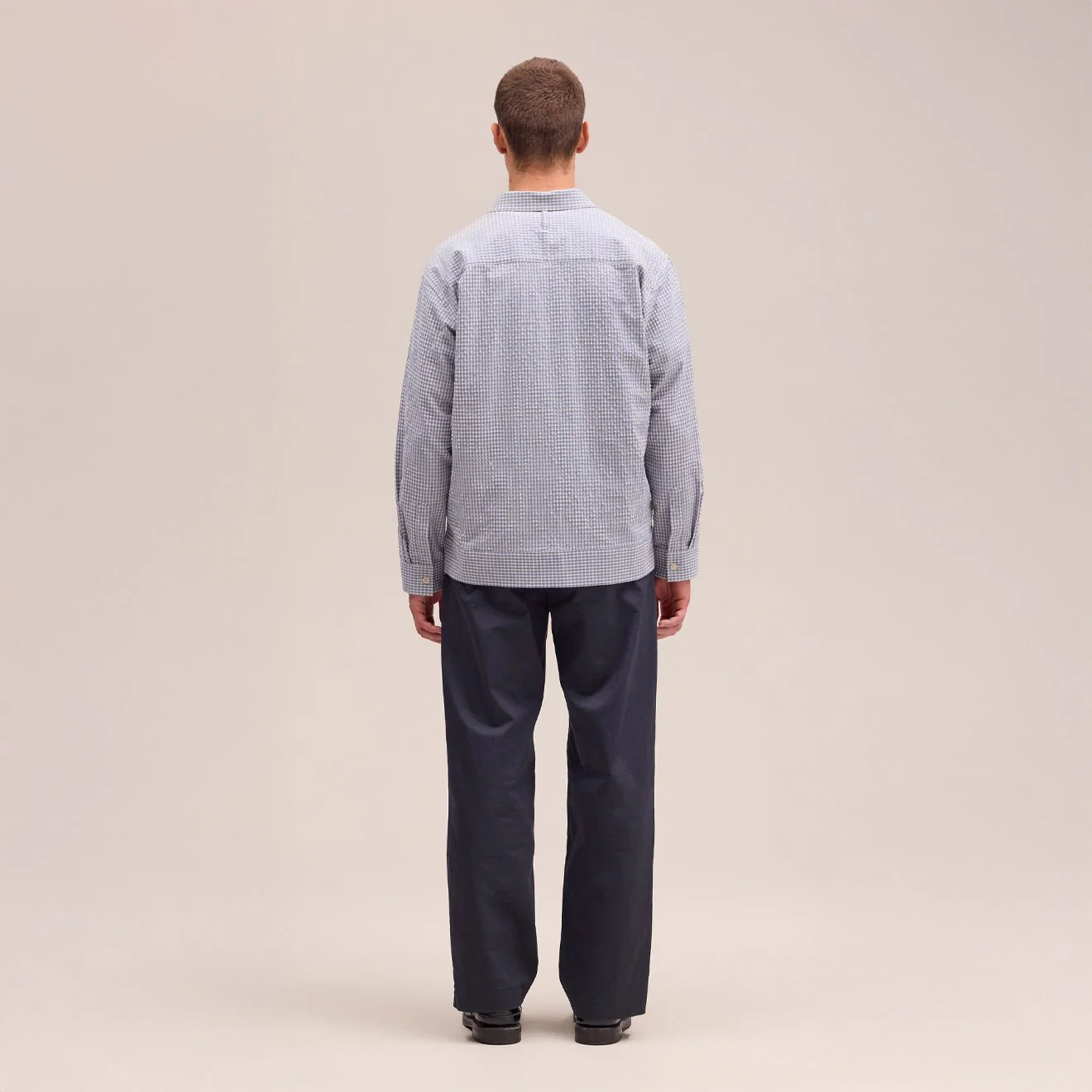NN07 Reed Overshirt Stone Blue - Image 3