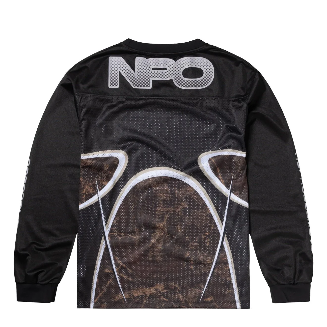 No Problemo Alien L/S Moto Shirt Black - Image 2