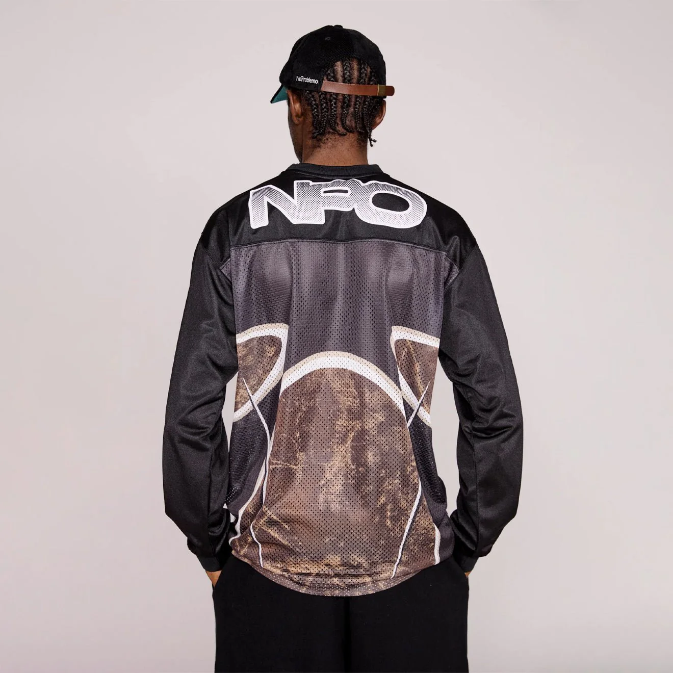 No Problemo Alien L/S Moto Shirt Black - Image 4