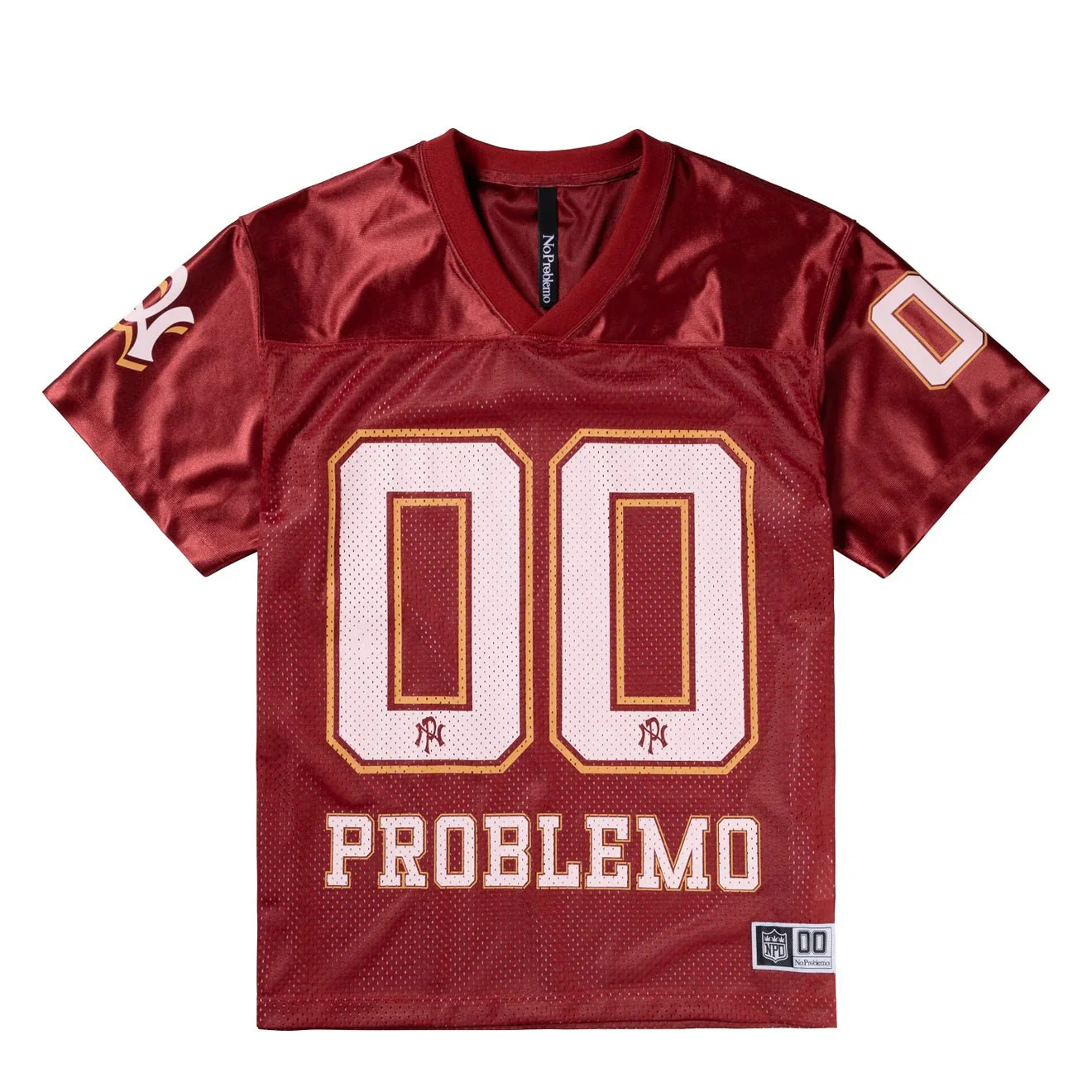No Problemo NP00 Sports Poly S/S Jersey Red