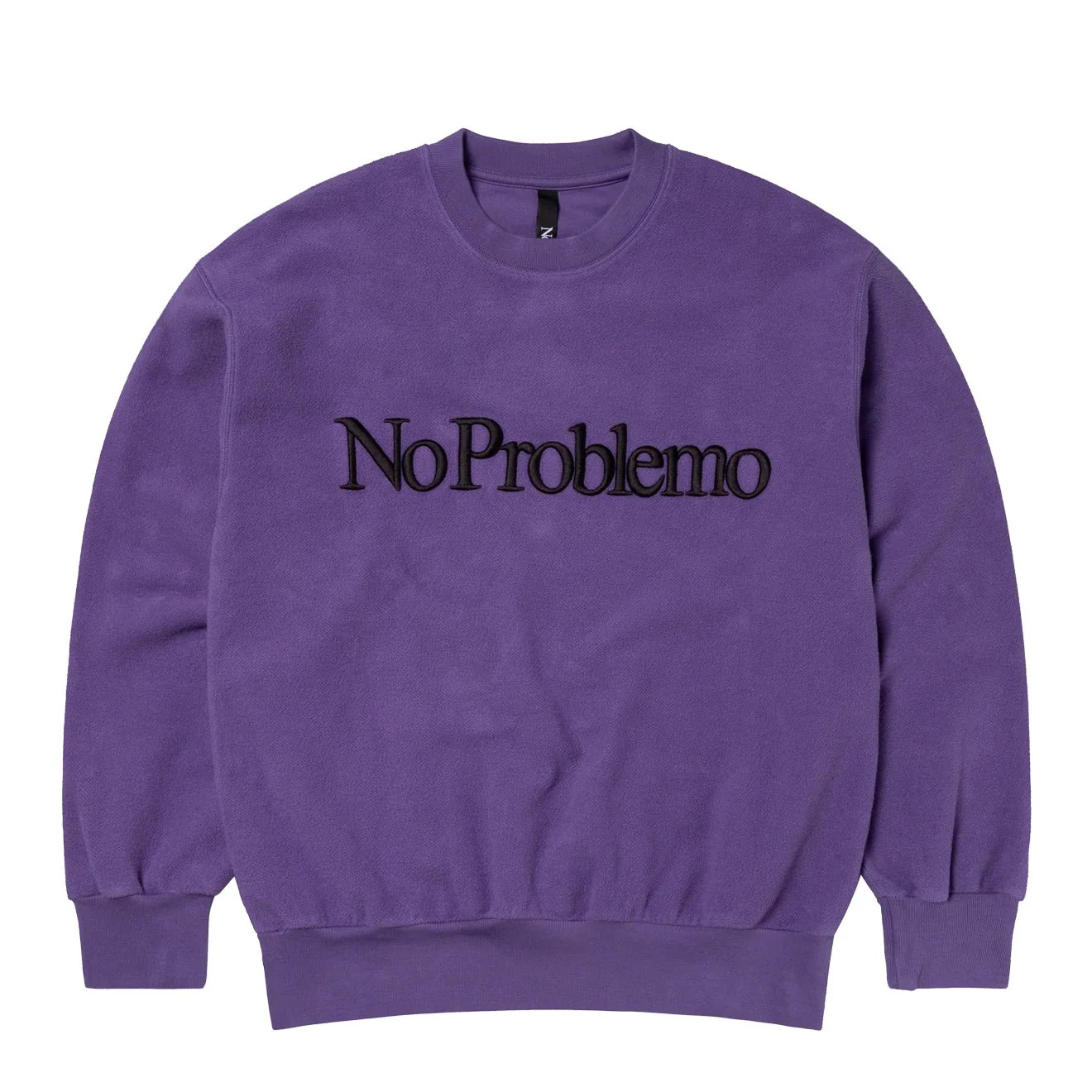 No Problemo Reverse Fleece Sweat Lilac