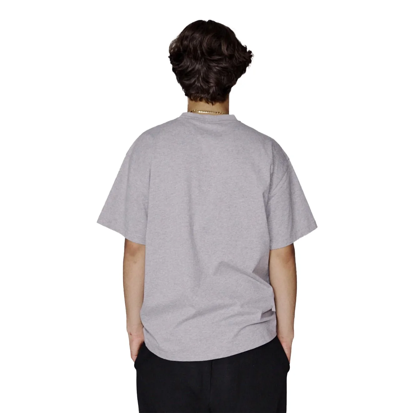 No Problemo S/S Tee Grey Marl - Image 3