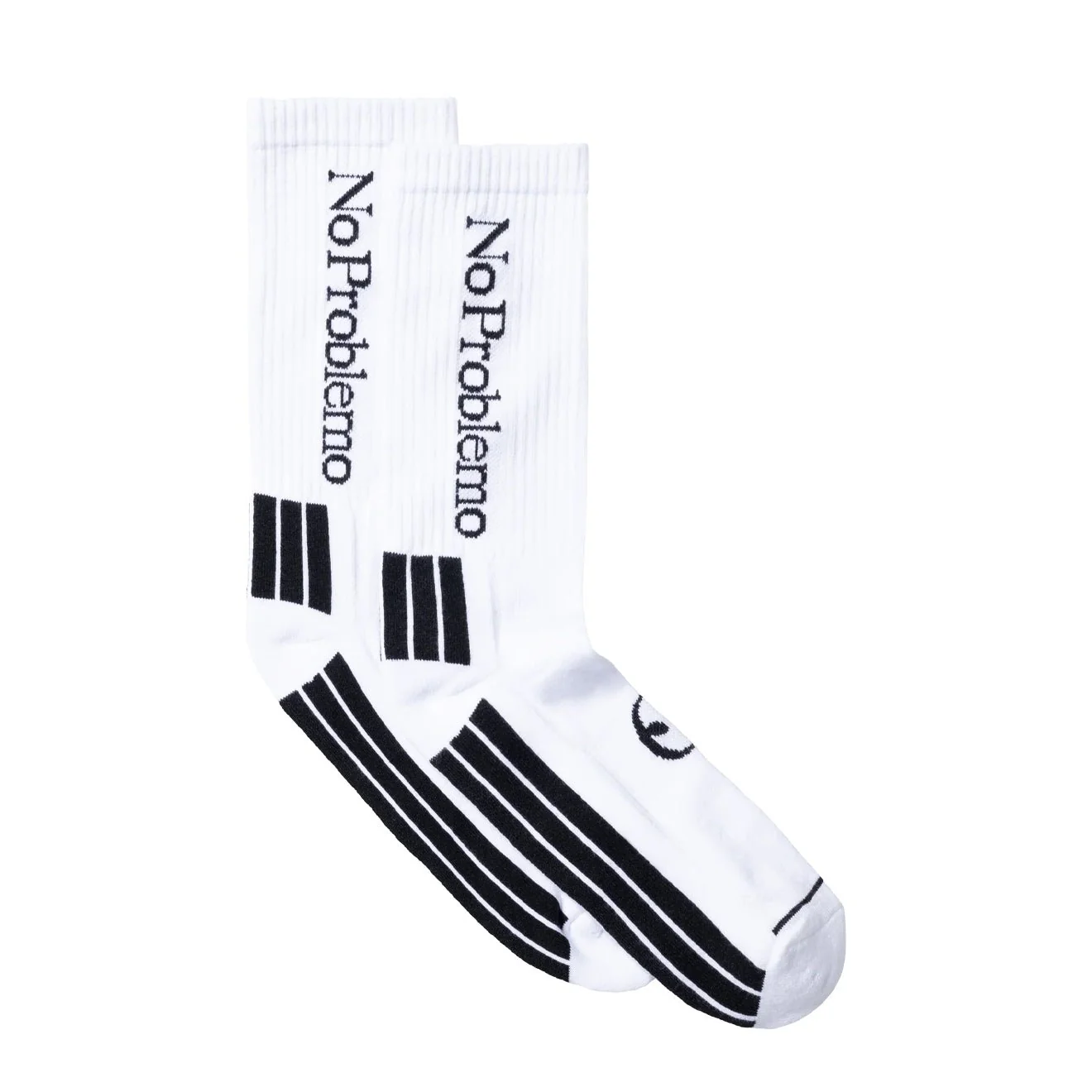 No Problemo Sock White