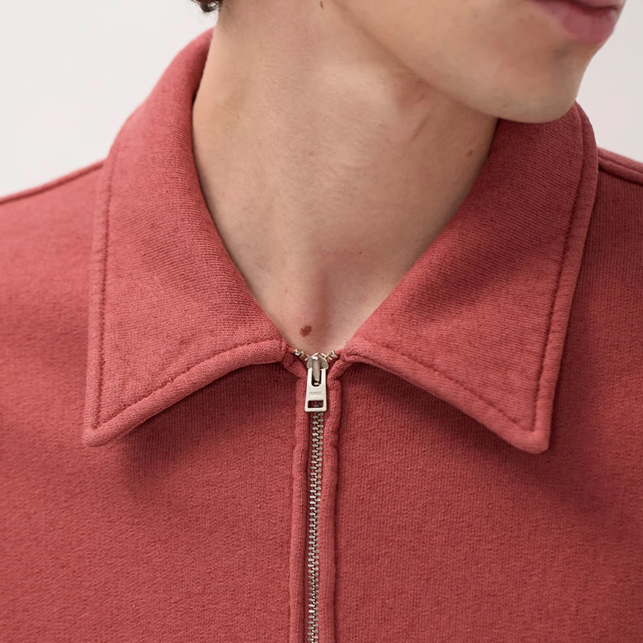 Norse Projects Fynshav Cotton Linen Loopback Jacket Cowhide - Image 4