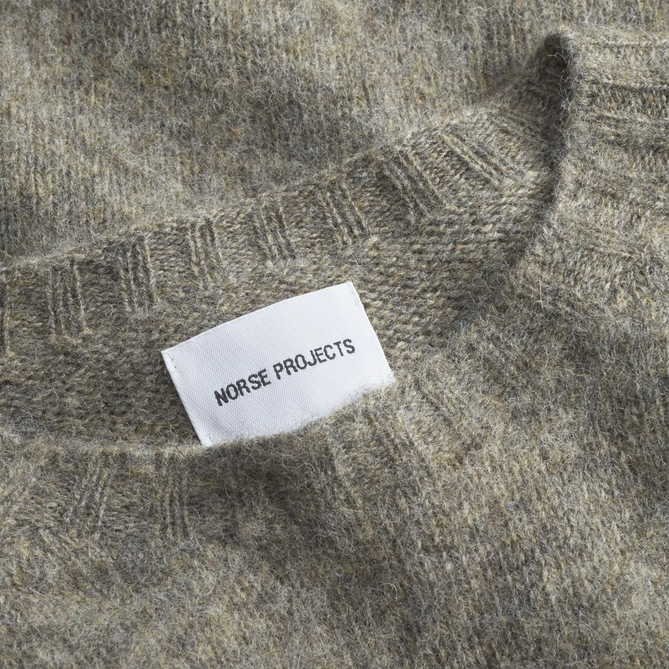 Norse Projects Birnir Brushed Lambswool Walnut - Image 3