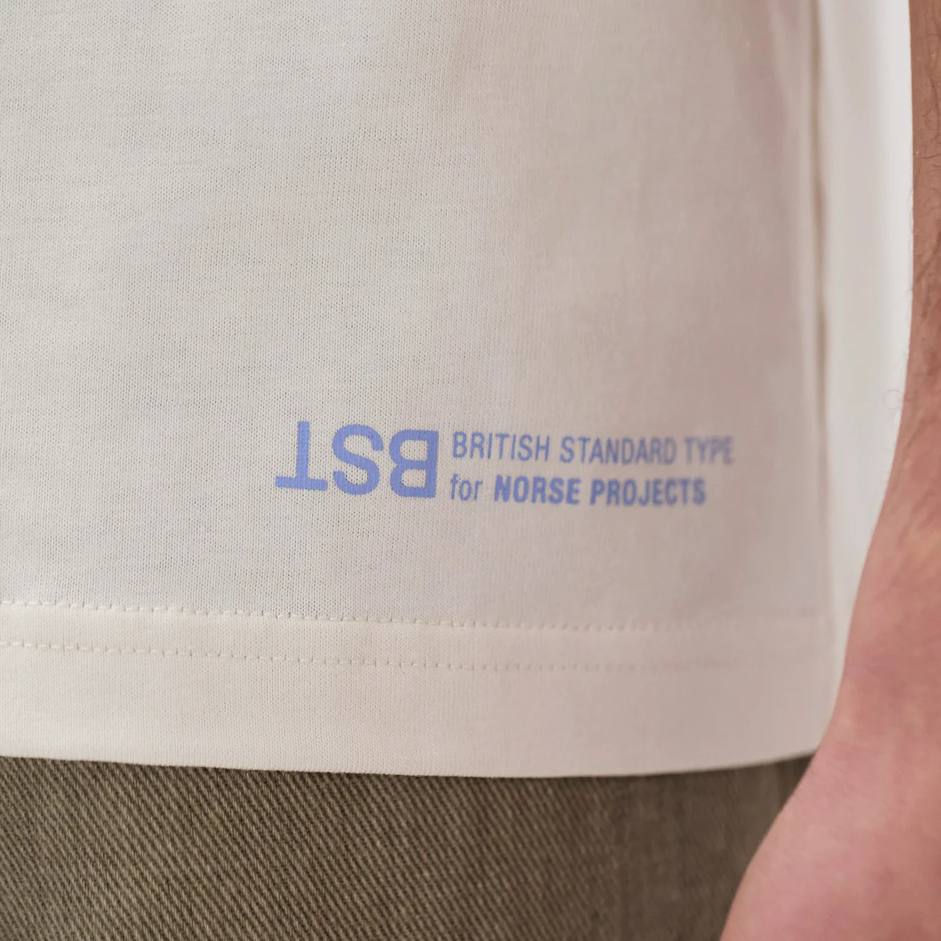 Norse Projects BST Back Print T-shirt Kit White - Image 5