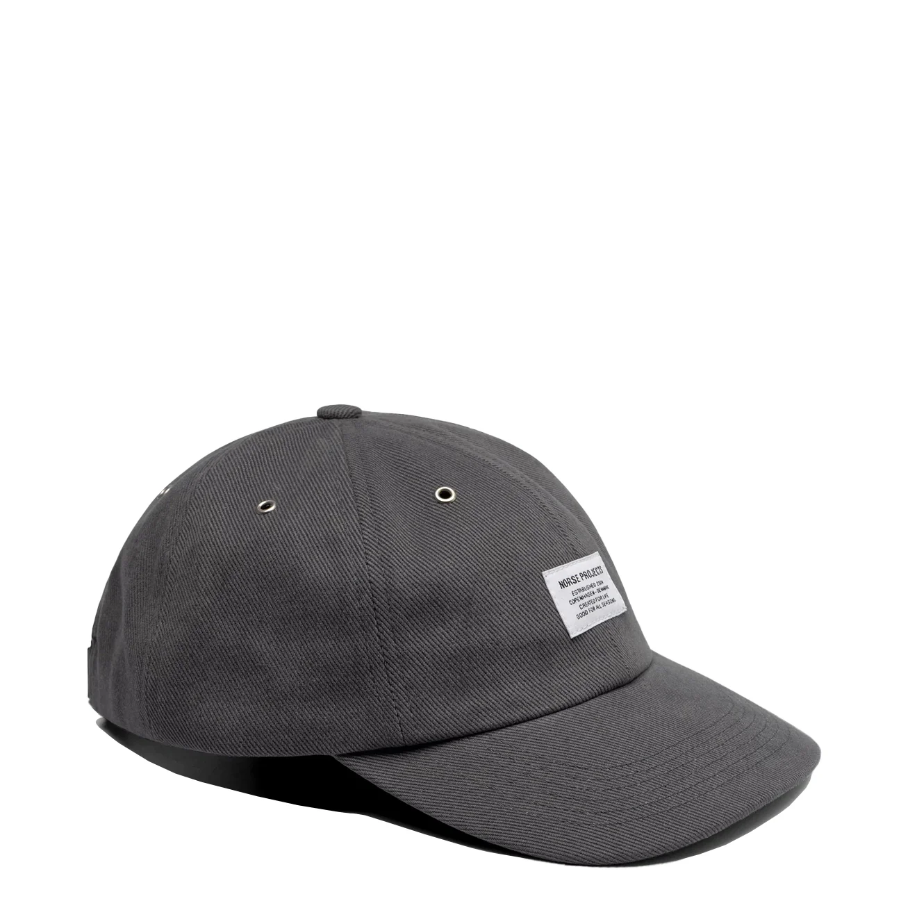 Norse Projects Bull Twill Denim 6-Panel Cap Graphite