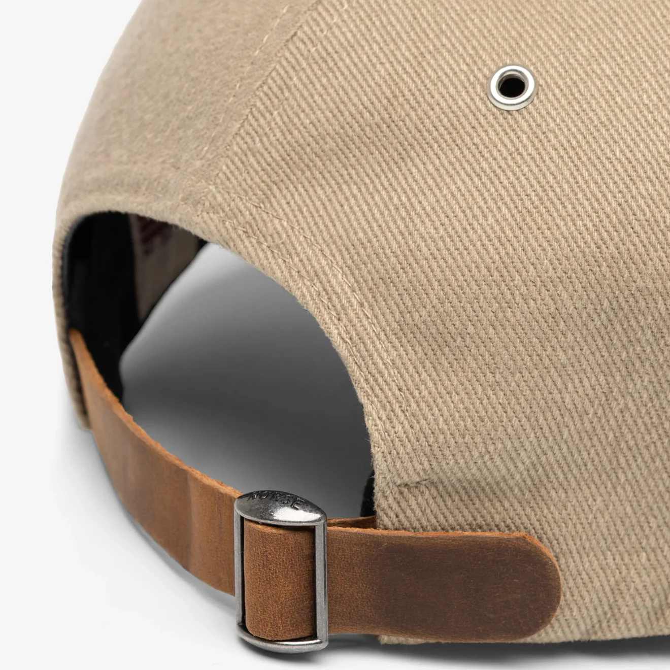 Norse Projects Bull Twill Denim 6-Panel Cap Vetiver - Image 3
