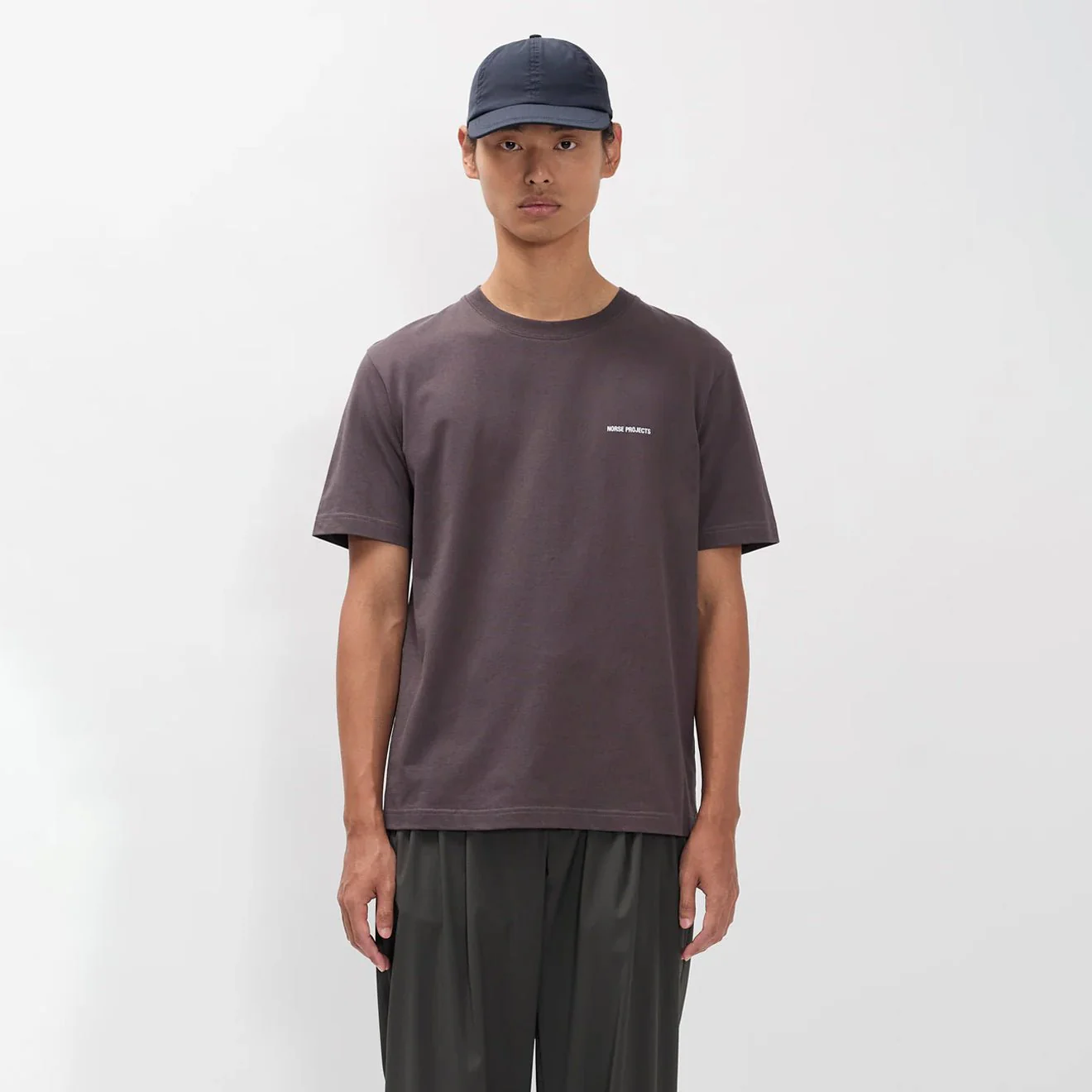 Norse Projects Dyrehaven Organic Logo Print T-shirt Shale - Image 3