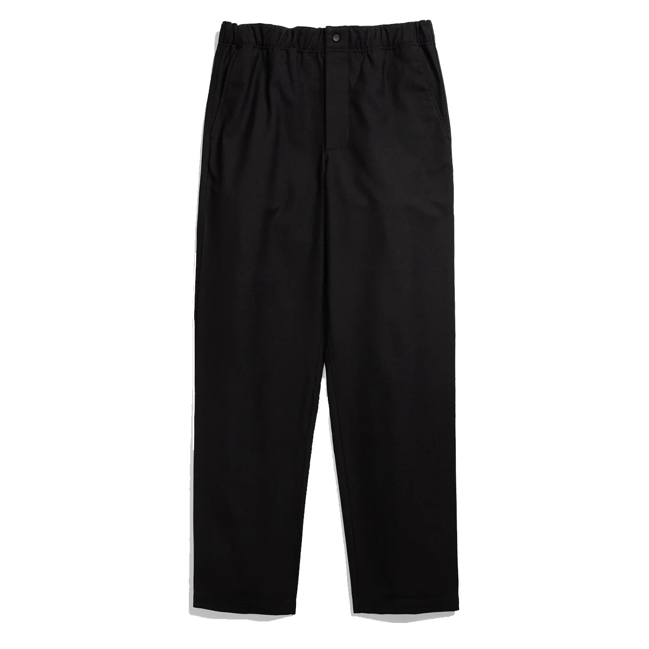 Norse Projects Ezra Relaxed Cotton Wool Twill Trouser Black