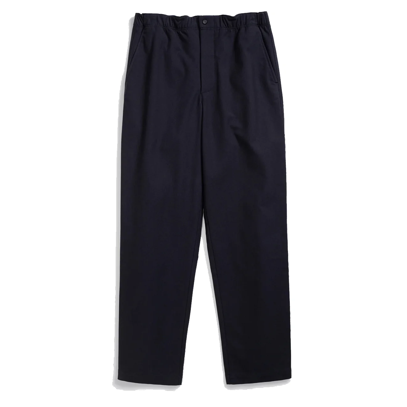 Norse Projects Ezra Relaxed Cotton Wool Twill Trouser Dark Navy